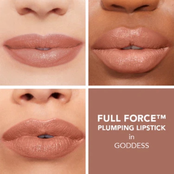 Buxom Full Force Plumping Lipstick Goddess Beige - Picture 4 of 9